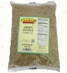 Wholesale Bansi Green Lentils 4 lb- Bulk