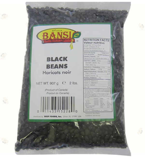 Wholesale Bansi Black Beans 2 lb- Bulk