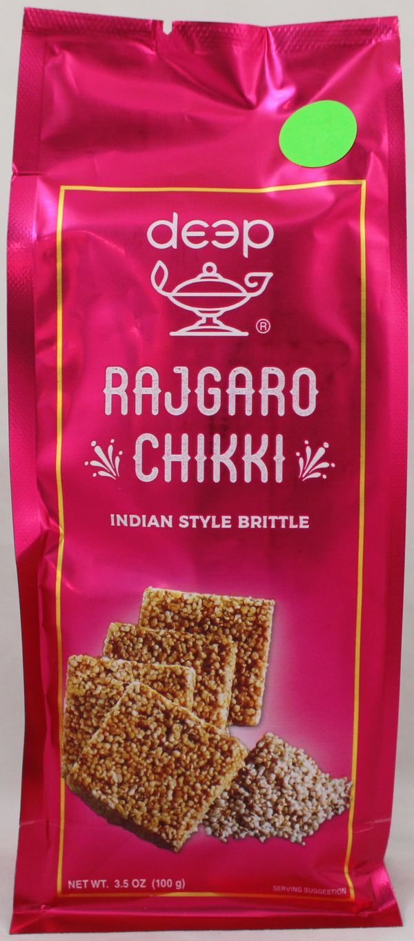 Wholesale Deep Rajgaro Chikki 3.5 oz-24 Ct Case Bulk