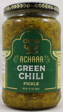 Deep Green Chilli Pickle 24.7 oz