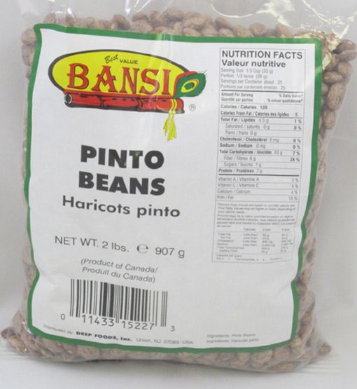 Wholesale Bansi Pinto Beans 2 lb- Bulk