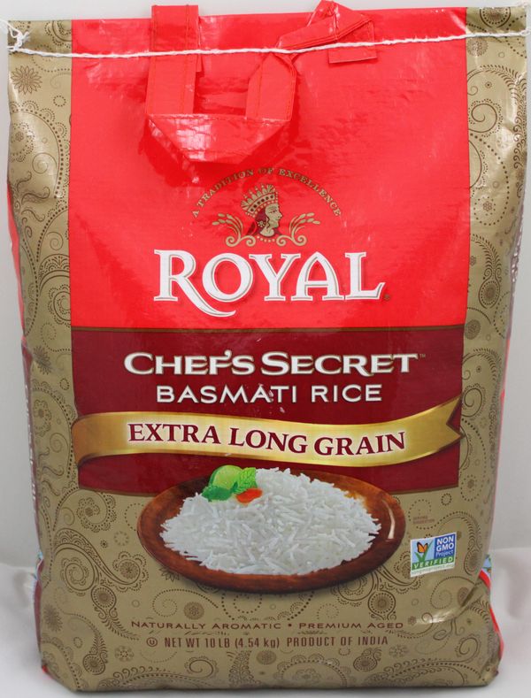 Royal Chef's Secret ExtraLong Basmati Rice 10 lb