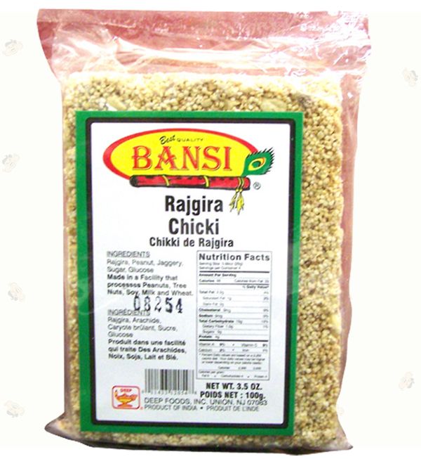 Wholesale Bansi Rajgira Chikki 3.5 oz- Bulk