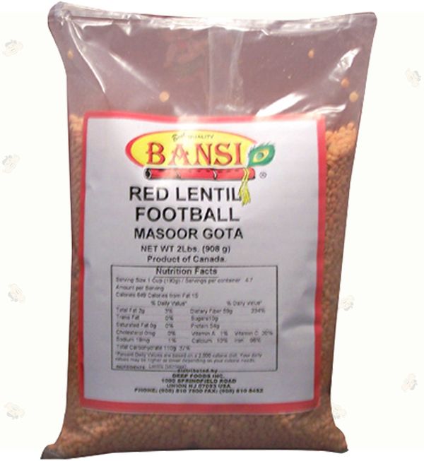 Wholesale Bansi Masoor Gota 2lb- Bulk