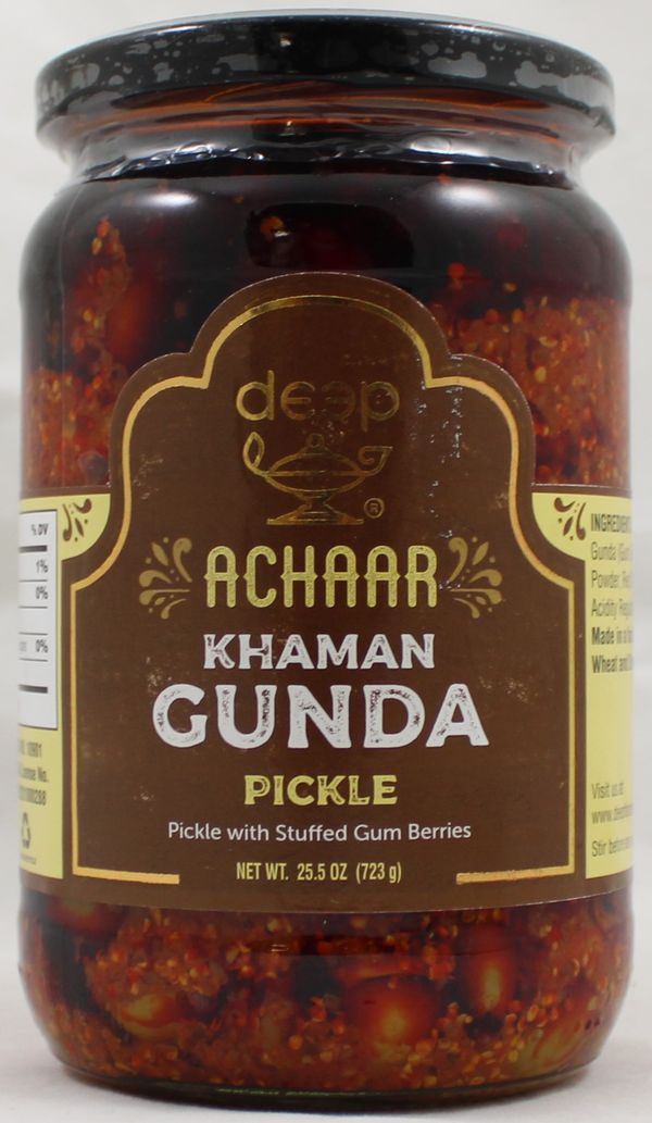Wholesale Deep Khaman Gunda Pickle 25.5 oz- Bulk
