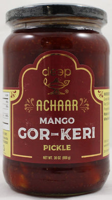 Wholesale Deep Sweet & Spicy Mango Gorkeri 30 oz- Bulk