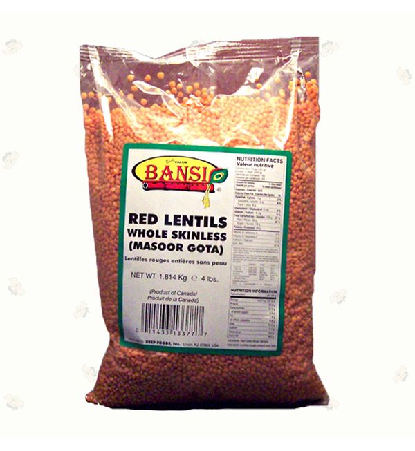 Wholesale Bansi Masoor Gota 4 lb- Bulk