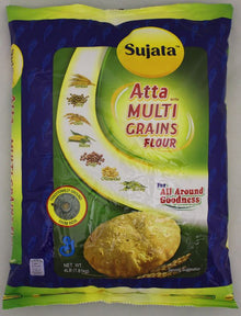 Wholesale Sujata Atta with Multigrains Flours 4 lb- Bulk