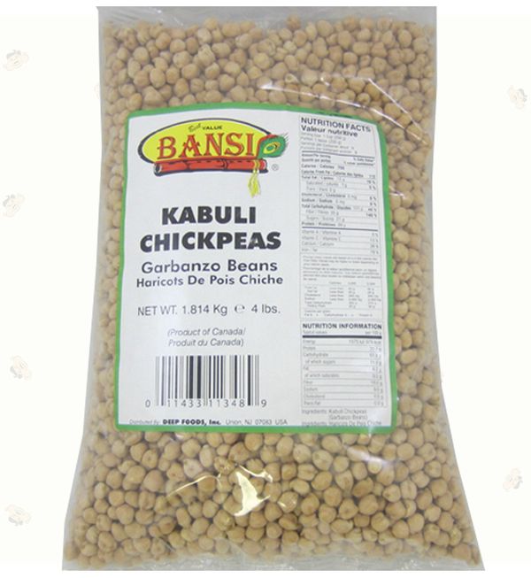 Wholesale Bansi Kabuli Chana 4 lb- Bulk