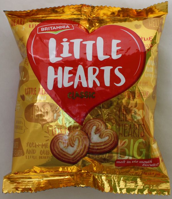 Britannia Little Hearts Biscuits 2.64 oz