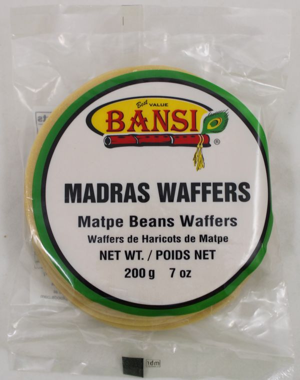 Wholesale Bansi Madras Waffers 7 oz- Bulk
