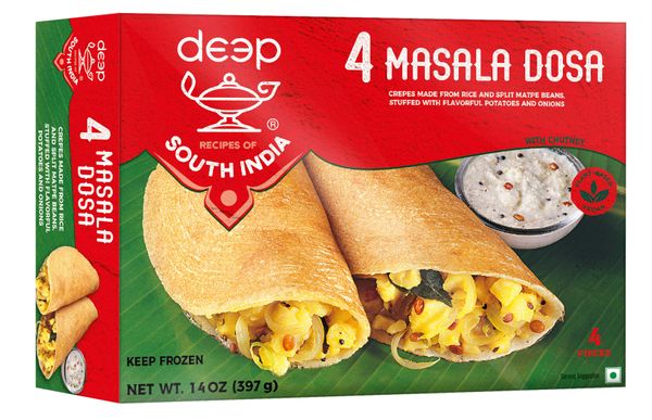 Wholesale Deep Masala Dosa 4pc 14 oz- Bulk