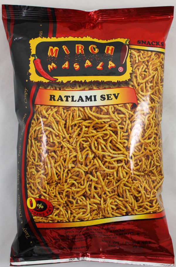 Wholesale Mirch Masala Ratlami Sev 12 oz- Bulk