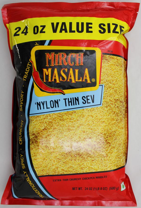 Wholesale Mirch Masala Nylon Thin Sev 24 oz- Bulk