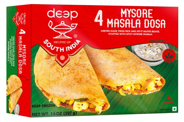 Deep Mysore Masala Dosa 4pc 14 oz