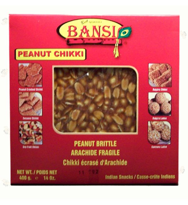 Wholesale Bansi Peanut Chikki 14.1 oz- Bulk