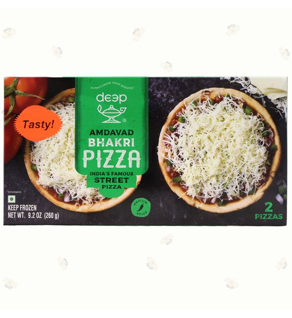 Wholesale Deep Amdavad Bhakri Pizza 2pc 9.2 Oz- Bulk