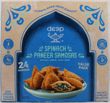 Wholesale Deep Spinach Paneer Party Samosa 22.4 oz- Bulk