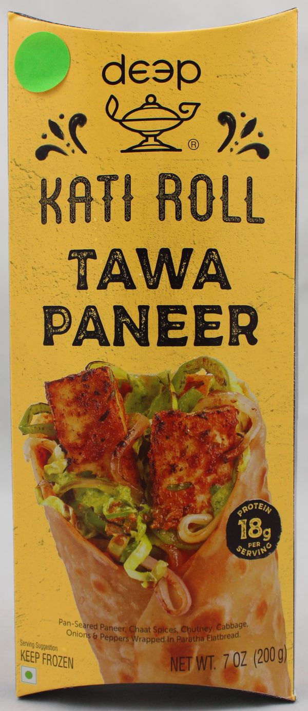Wholesale Deep Kati Roll Tawa Paneer 7 oz- Bulk