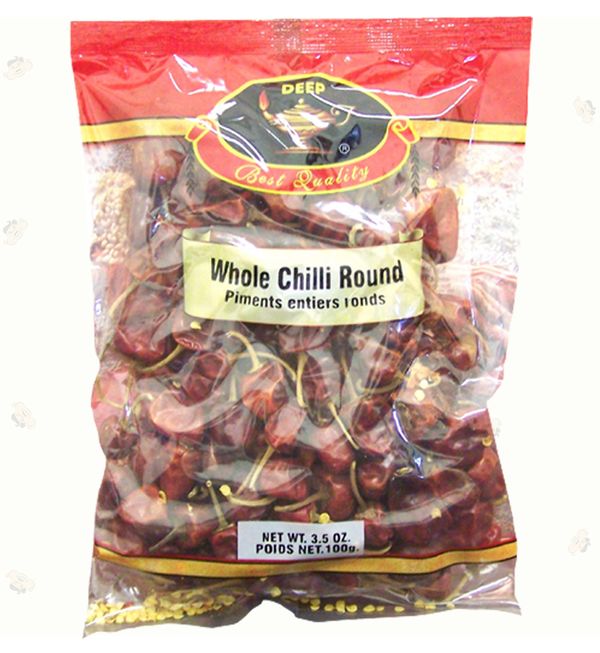 Wholesale Deep Whole Chilli Round 3.5 oz- Bulk