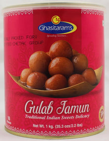 Wholesale Ghasitaram Gulab Jamun 2.2 lb- Bulk