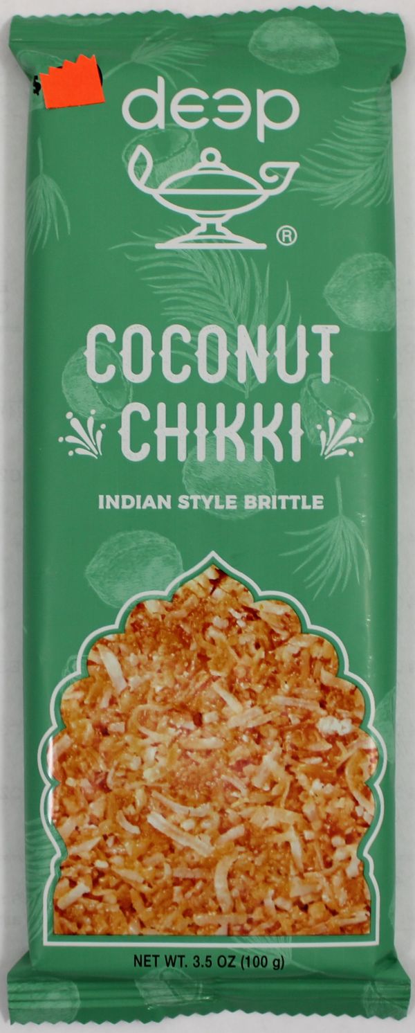 Wholesale Deep Coconut Chikki Bar 3.5 Oz- Bulk