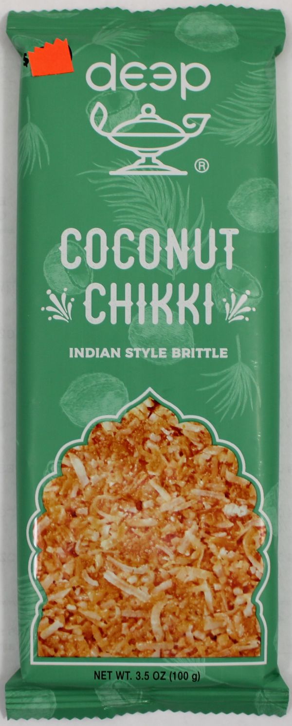 Deep Coconut Chikki Bar 3.5 Oz