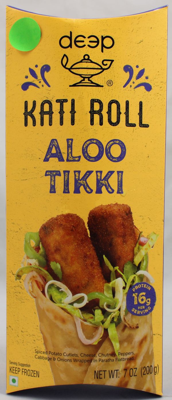 Wholesale Deep Kati Roll Aloo Tikki 7 oz- Bulk