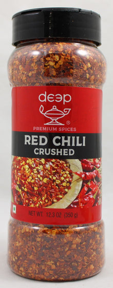 Wholesale Deep Red Chilli Crushed (Bottle) 12.3 oz- Bulk