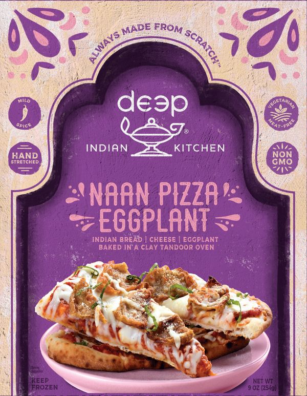 Deep Eggplant Naan Pizza 9 oz