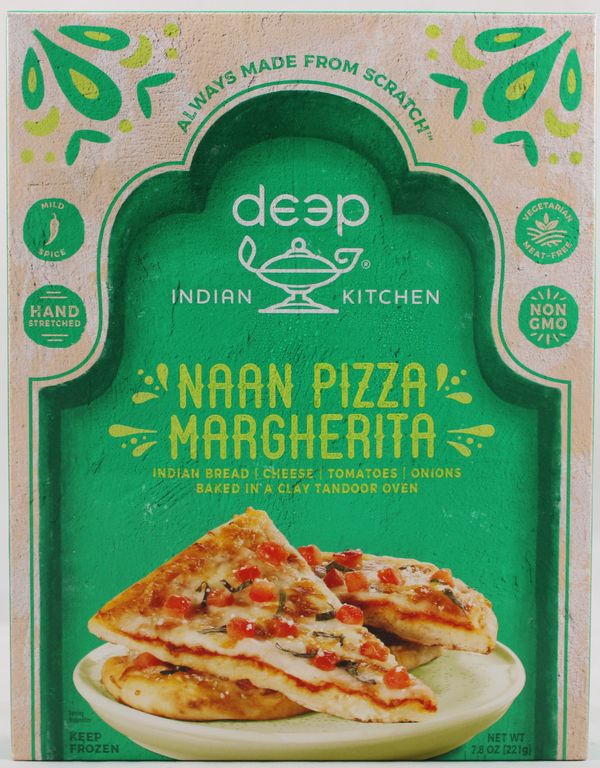 Wholesale Deep Margherita Naan Pizza 7.8 oz- Bulk