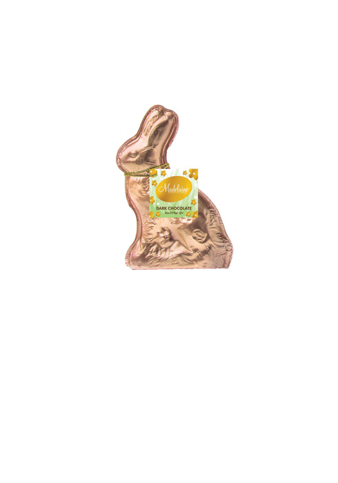 Wholesale Madelaine Chocolate 6 Oz. Dark Chocolate Gold Foiled Rabbit-12 Ct Box Bulk