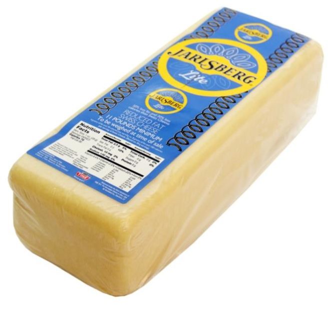 Wholesale Jarlsberg Lite Cheese 11 LB-1ct Case Bulk