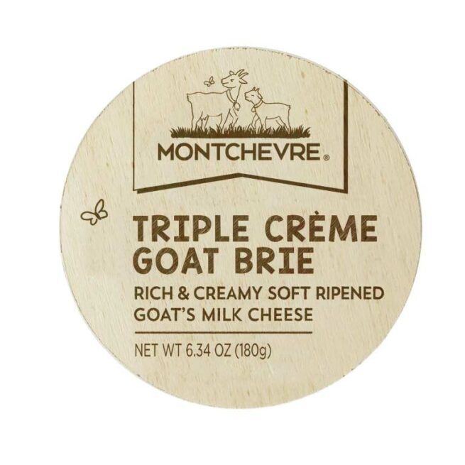 Wholesale Montchevre Goat Brie Cheese 6.34Oz-9ct Case Bulk