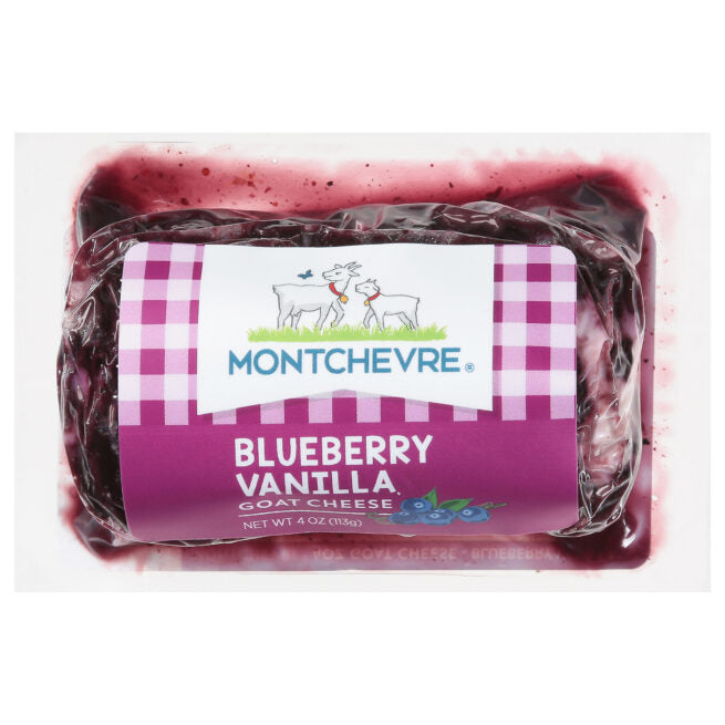 Wholesale Montchevre Caprino Fresco Blueberry Cheese 4 OZ-12ct Case Bulk