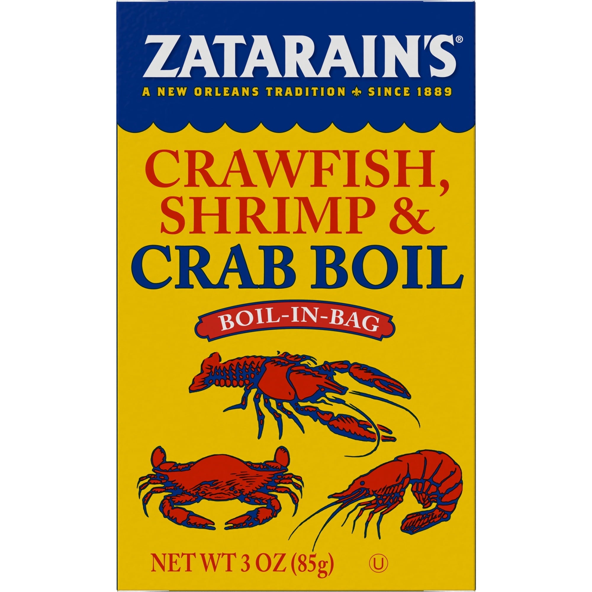 Zatarains Boil Crab Shrimp 3 Oz