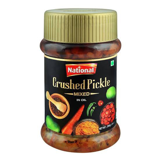 Wholesale National Crushed Mixed Pickles 390g- Bulk