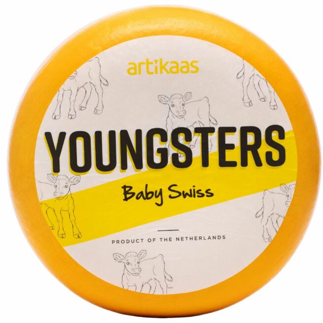 Artikaas Baby Swiss Cheese 25 LB