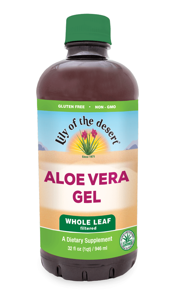 Lily Of The Desert Aloe Vera Whole Leaf Gel Organic 32 oz Bottle