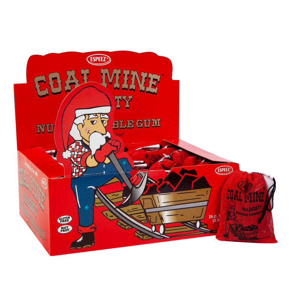 Wholesale Coal Mine Gum Nuggets 2 Oz- Bulk