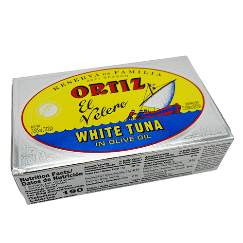 Ortiz White Tuna in Olive Oil Reserva 4oz