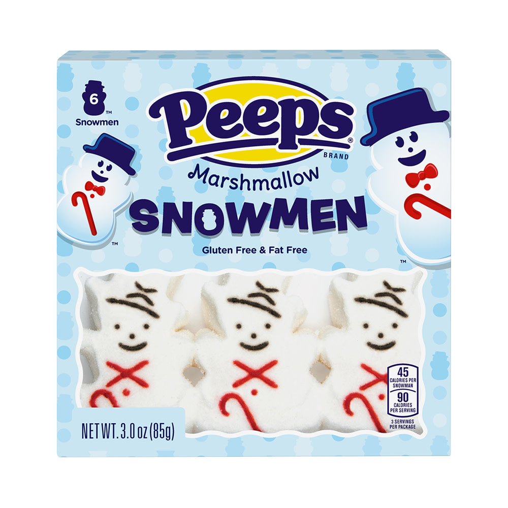 Wholesale Peeps Marshmallow Snowmen 6 Pc 3 Oz-12ct Case Bulk