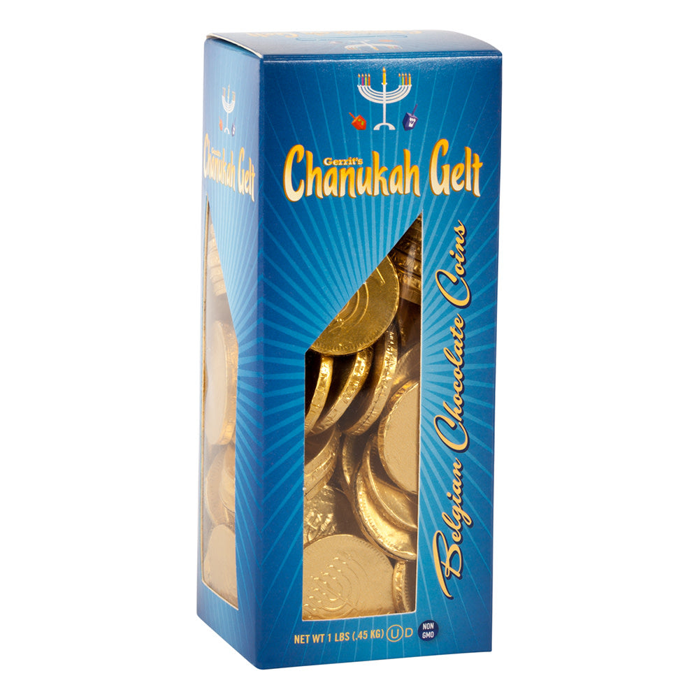 Wholesale Gerrit'S Chanukah Gelt 1 Pound Box-6ct Case Bulk