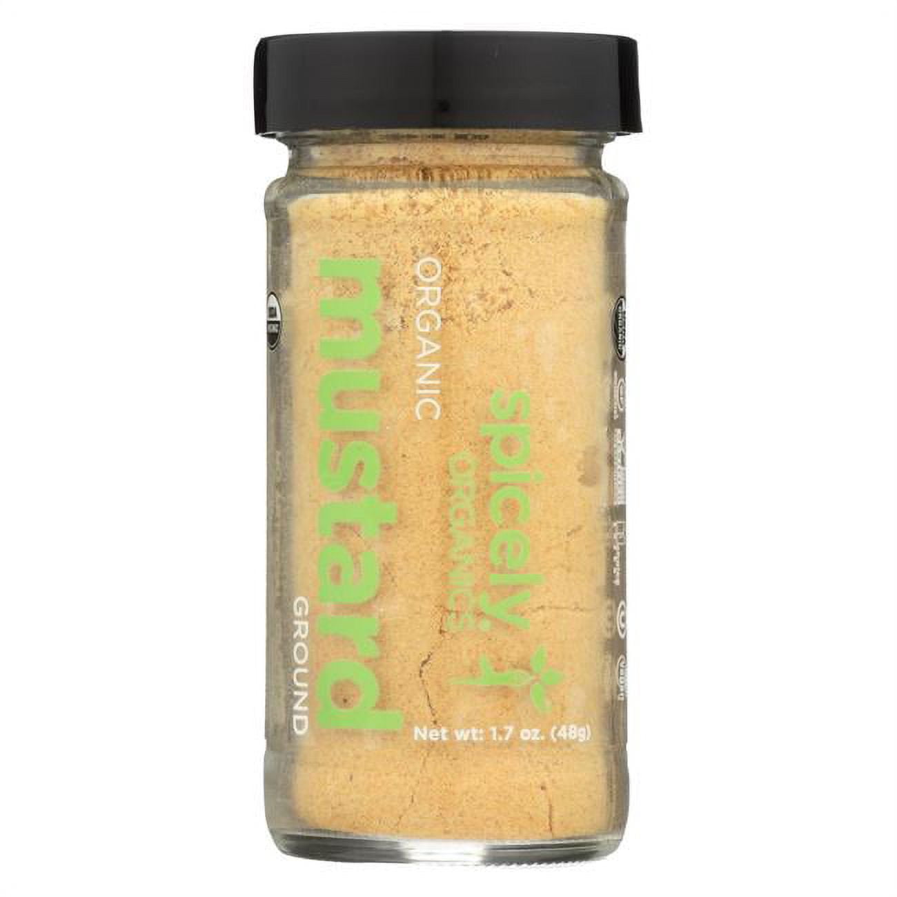Spicely Organics Mustard Ground 1.7 Oz Jar
