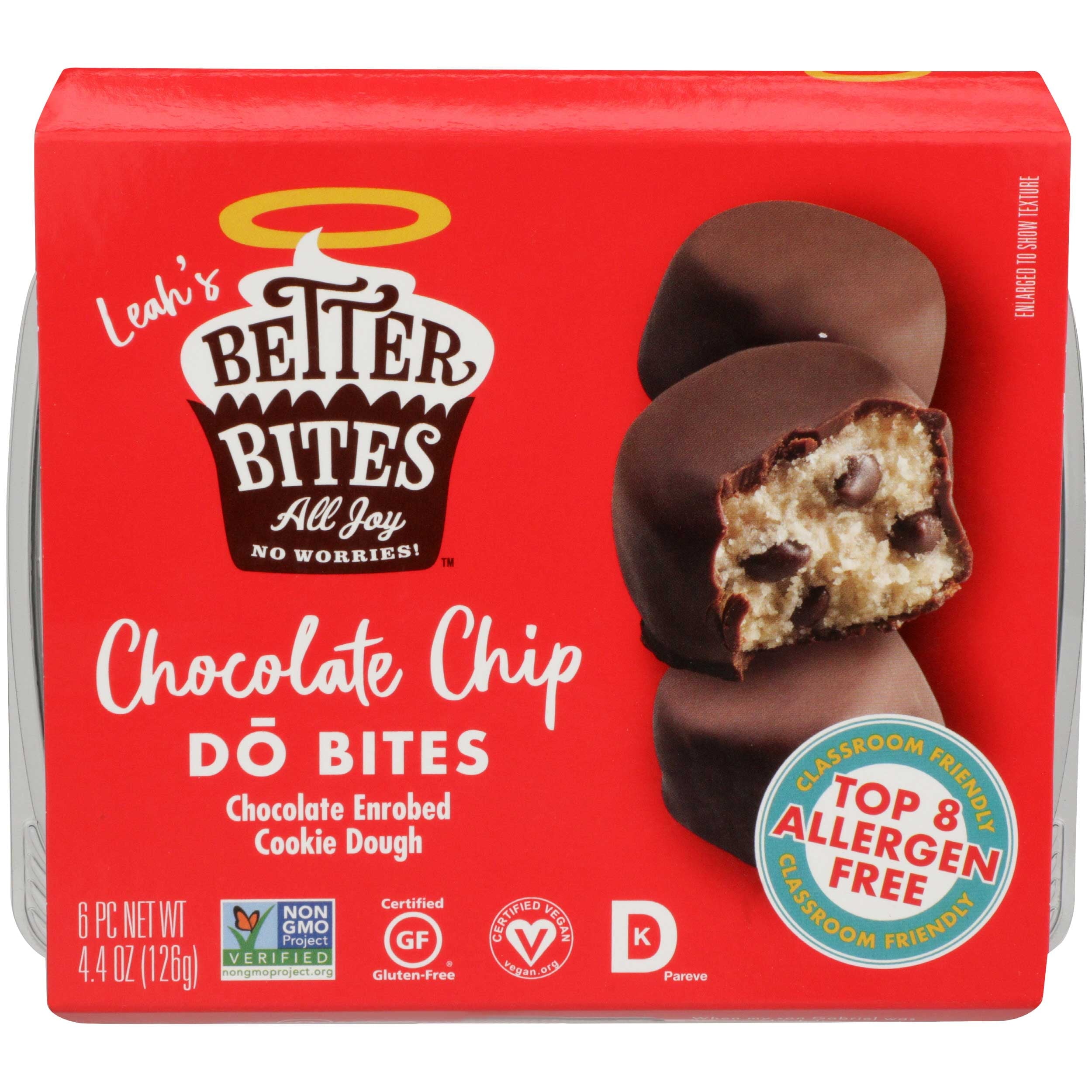 Better Bites Chocolate Chip Do Bites 4.4 oz Bag