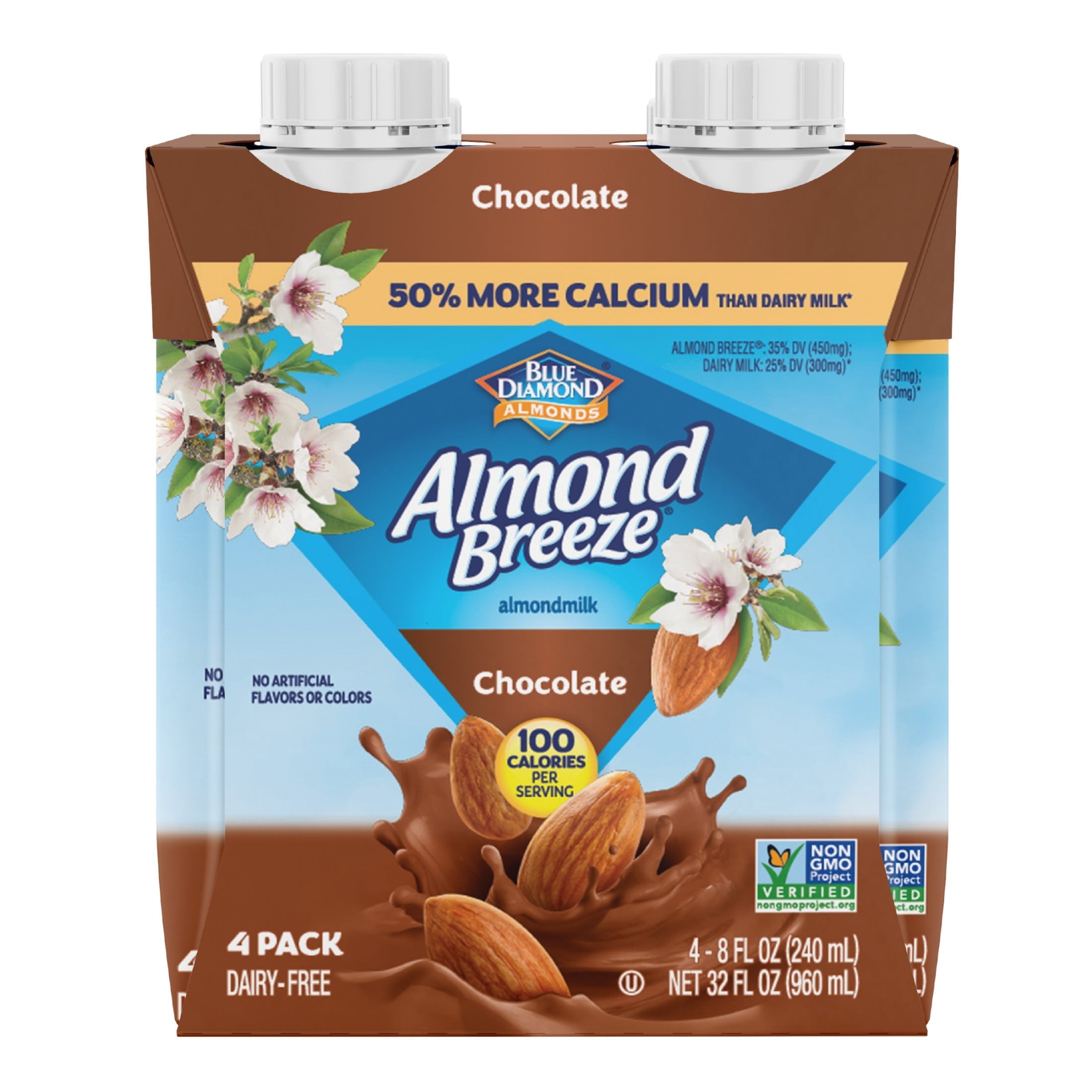 Blue Diamond Growers Almond Breeze Almondmilk Chocolate 32 oz Carton