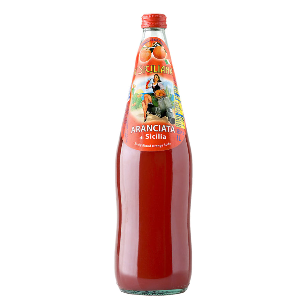 A' Siciliana Italian Blood Orange Soda | 1 lt (33.8oz)