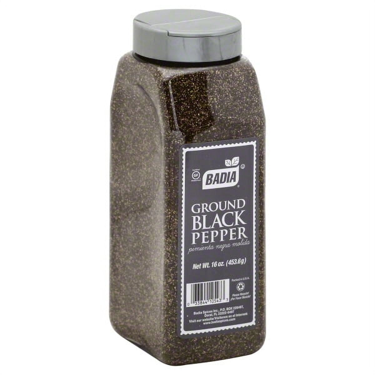 Badia Grounded Black Pepper 16 oz Shaker