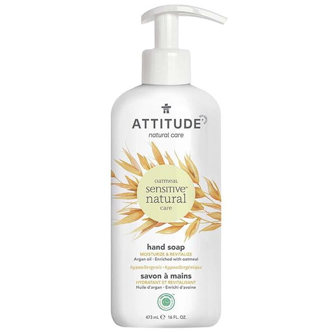 Attitude Sensitive Skin Hand Soap Argan Oil 16 oz Bottle
