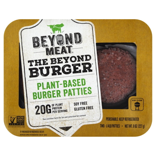 Beyond Meat Beyond Burger Plant-Based Burger Patties 4 oz Box